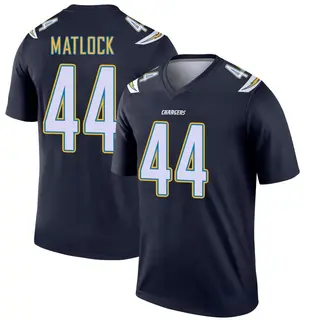 Los Angeles Chargers Youth Scott Matlock Legend Jersey - Navy