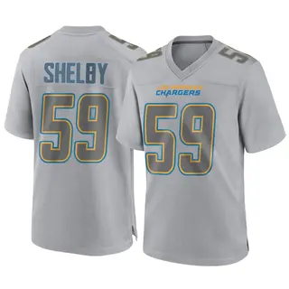 Los Angeles Chargers Youth Ty Shelby Game Atmosphere Fashion Jersey - Gray