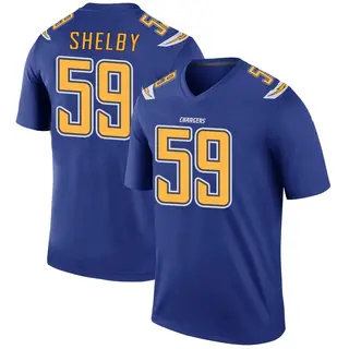Los Angeles Chargers Youth Ty Shelby Legend Color Rush Jersey - Royal