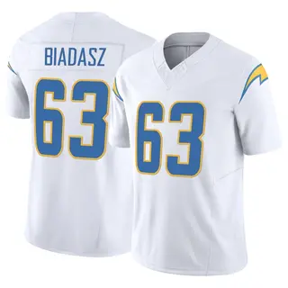 Los Angeles Chargers Youth Tyler Biadasz Limited Vapor F.U.S.E. Jersey - White